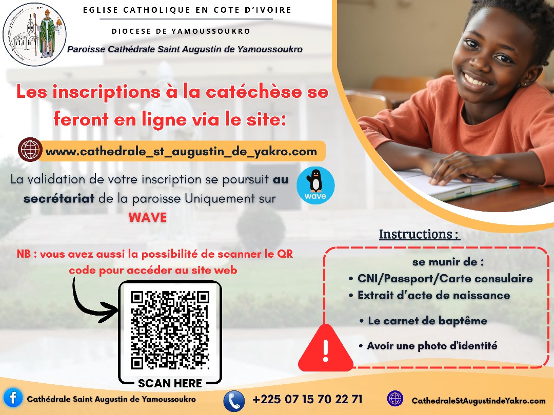 Les inscriptions à la catéchèse