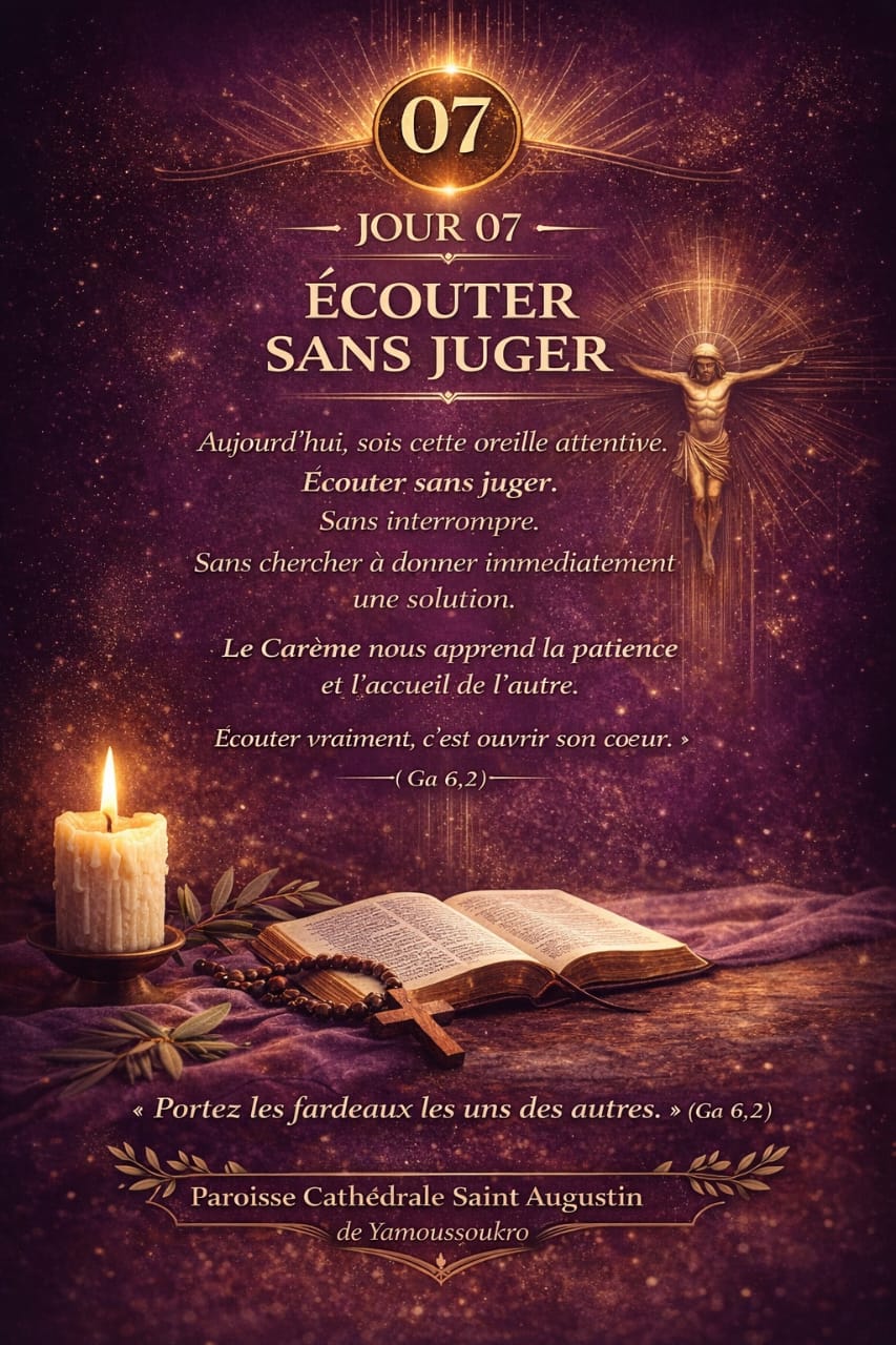 Carême jour 7