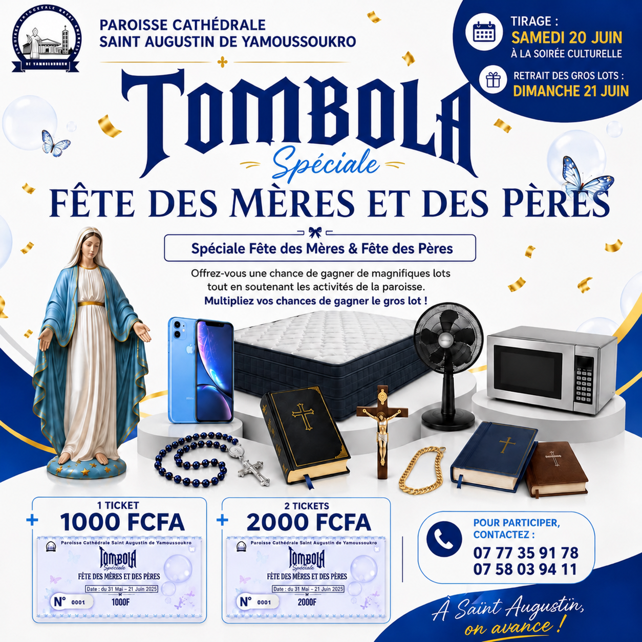 Tombola spécial fête des pères et fête des mères